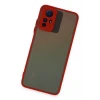 Newface Xiaomi Redmi Note 12S Kılıf Montreal Silikon Kapak - Kırmızı