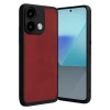 Newface Xiaomi Redmi Note 13 4G Kılıf Aras Deri Kapak - Kırmızı