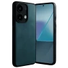 Newface Xiaomi Redmi Note 13 4G Kılıf Aras Deri Kapak - Koyu Yeşil