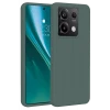 Newface Xiaomi Redmi Note 13 4G Kılıf First Silikon - Koyu Yeşil