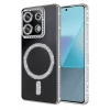 Newface Xiaomi Redmi Note 13 Pro 4G Joke Simli Magneticsafe Kılıf - Gümüş
