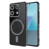 Newface Xiaomi Redmi Note 13 Pro 4G Joke Simli Magneticsafe Kılıf - Siyah