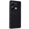 Newface Xiaomi Redmi Note 13 Pro 4G Kılıf Bibercas Silikon Kapak - Siyah