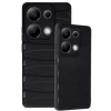 Newface Xiaomi Redmi Note 13 Pro 4G Kılıf Bibercas Silikon Kapak - Siyah