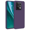 Newface Xiaomi Redmi Note 13 Pro 4G Kılıf First Silikon - Mor