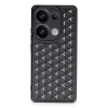Newface Xiaomi Redmi Note 13 Pro 4G Kılıf Petek Silikon Kapak - Siyah
