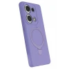 Newface Xiaomi Redmi Note 13 Pro 4G Regal Magsafe Standlı Kapak - Lila