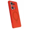 Newface Xiaomi Redmi Note 13 Pro 4G Regal Magsafe Standlı Kapak - Turuncu