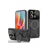 Newface Xiaomi Redmi Note 13 Pro 5G Kılıf Joy Lens Standlı Kapak - Siyah