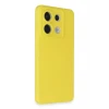 Newface Xiaomi Redmi Note 13 Pro 5G Kılıf Nano içi Kadife Silikon - Sarı