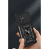 Newface Xiaomi Redmi Note 13 Pro Plus Kılıf Pars Lens Yüzüklü Silikon - Lacivert