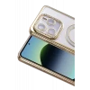 Newface Xiaomi Redmi Note 14 4G Joke Simli Magneticsafe Kılıf - Gold