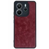 Newface Xiaomi Redmi Note 14 4G Kılıf Aras Deri Kapak - Bordo