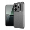 Newface Xiaomi Redmi Note 14 4G Kılıf Auto Focus Karbon Kapak - Gri