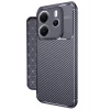 Newface Xiaomi Redmi Note 14 4G Kılıf Auto Focus Karbon Kapak - Lacivert