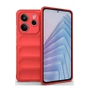 Newface Xiaomi Redmi Note 14 4G Kılıf Optimum Silikon - Kırmızı