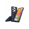 Newface Xiaomi Redmi Note 14 4G Montreal Yüzüklü Silikon Kapak - Lacivert