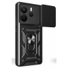 Newface Xiaomi Redmi Note 14 4G Pars Lens Yüzüklü Silikon - Siyah