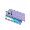 Newface Xiaomi Redmi Note 14 4G Regal Magsafe Standlı Kapak - Lila