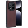 Newface Xiaomi Redmi Note 14 Pro 4G Kılıf Aras Deri Kapak - Bordo