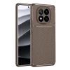 Newface Xiaomi Redmi Note 14 Pro 4G Kılıf Auto Focus Karbon Kapak - Gri