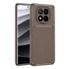 Newface Xiaomi Redmi Note 14 Pro 4G Kılıf Auto Focus Karbon Kapak - Gri