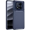 Newface Xiaomi Redmi Note 14 Pro 4G Kılıf Auto Focus Karbon Kapak - Lacivert