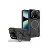 Newface Xiaomi Redmi Note 14 Pro 4G Kılıf Joy Lens Standlı Kapak - Siyah