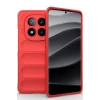 Newface Xiaomi Redmi Note 14 Pro 4G Kılıf Optimum Silikon - Kırmızı