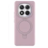 Newface Xiaomi Redmi Note 14 Pro 4G Regal Magsafe Standlı Kapak - Açık Pembe
