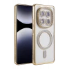Newface Xiaomi Redmi Note 14 Pro 5G Joke Simli Magneticsafe Kılıf - Gold