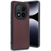 Newface Xiaomi Redmi Note 14 Pro 5G Kılıf Aras Deri Kapak - Bordo