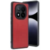 Newface Xiaomi Redmi Note 14 Pro 5G Kılıf Aras Deri Kapak - Kırmızı