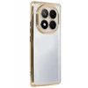 Newface Xiaomi Redmi Note 14 Pro 5G Kılıf Razer Lensli Silikon - Gold