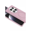 Newface Xiaomi Redmi Note 14 Pro 5G Regal Magsafe Standlı Kapak - Açık Pembe