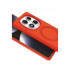Newface Xiaomi Redmi Note 14 Pro 5G Regal Magsafe Standlı Kapak - Turuncu