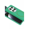 Newface Xiaomi Redmi Note 14 Pro 5G Regal Magsafe Standlı Kapak - Yeşil