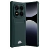 Newface Xiaomi Redmi Note 14 Pro Plus Kelvin Kartvizitli Silikon - Koyu Yeşil