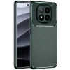 Newface Xiaomi Redmi Note 14 Pro Plus Kılıf Auto Focus Karbon Kapak - Koyu Yeşil