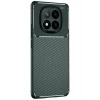Newface Xiaomi Redmi Note 14 Pro Plus Kılıf Auto Focus Karbon Kapak - Koyu Yeşil