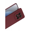 Newface Xiaomi Redmi Note 15 Pro 4G First Silikon - Bordo