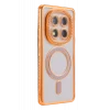 Newface Xiaomi Redmi Note 15 Pro 4G Joke Simli Magneticsafe Kılıf - Turuncu