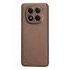 Newface Xiaomi Redmi Note 15 Pro Plus 5G Thermax Silikon Kılıf - Kahverengi