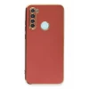 Newface Xiaomi Redmi Note 8 Kılıf Volet Silikon - Kırmızı