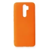 Newface Xiaomi Redmi Note 8 Pro Kılıf Nano içi Kadife Silikon - Turuncu