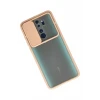 Newface Xiaomi Redmi Note 8 Pro Kılıf Palm Buzlu Kamera Sürgülü Silikon - Pembe