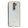 Newface Xiaomi Redmi Note 8 Pro Kılıf Razer Lensli Silikon - Gold