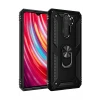 Newface Xiaomi Redmi Note 8 Pro Kılıf Sofya Yüzüklü Silikon Kapak - Siyah