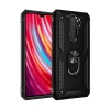 Newface Xiaomi Redmi Note 8 Pro Kılıf Sofya Yüzüklü Silikon Kapak - Siyah