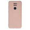 Newface Xiaomi Redmi Note 9 Kılıf Nano içi Kadife Silikon - Pudra